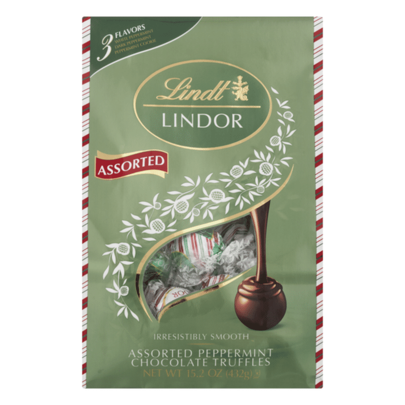 Lindt Assorted Peppermint Chocolate Truffles (15.2 oz) Instacart