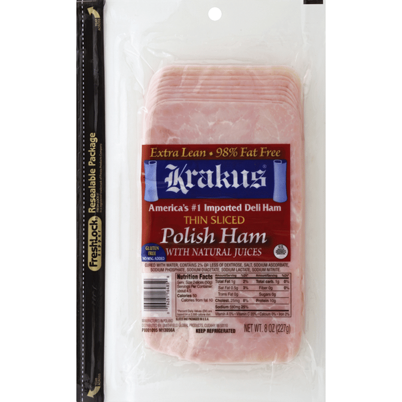 Krakus Ham, Polish, Thin Sliced (8 oz) Instacart