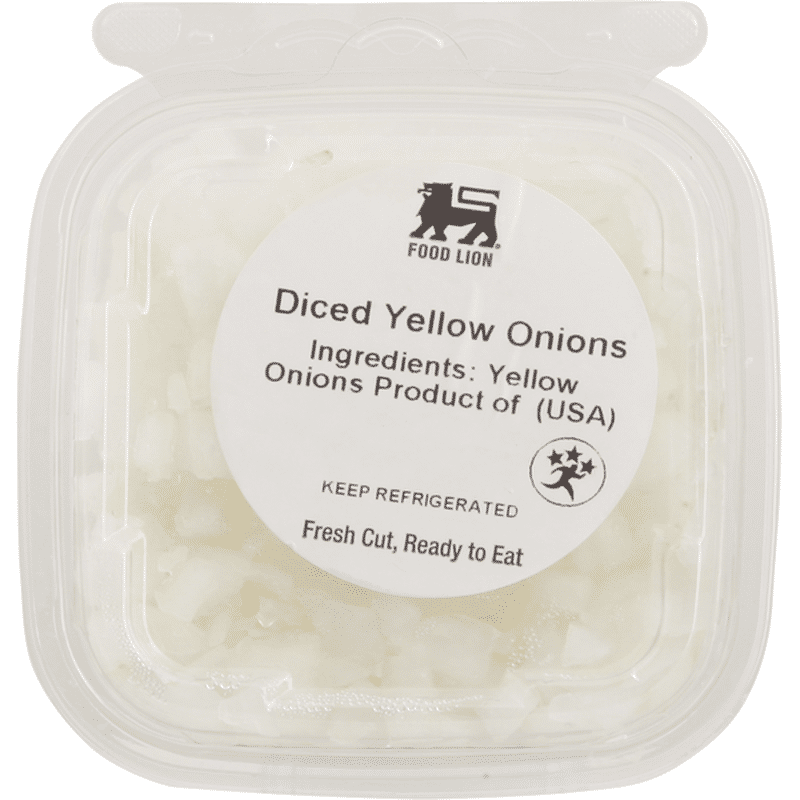 Food Lion Onions, Yellow, Diced (5 oz container) Instacart
