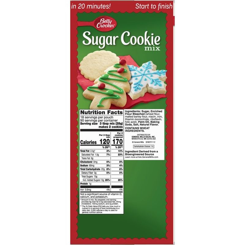Betty Crocker Sugar Cookie Mix, 5 Pack (5 each) Instacart