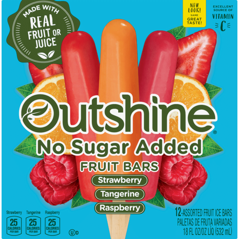 Outshine Fruit Bars,Variety, No Sugar Added (12 ct) from Mollie Stone's