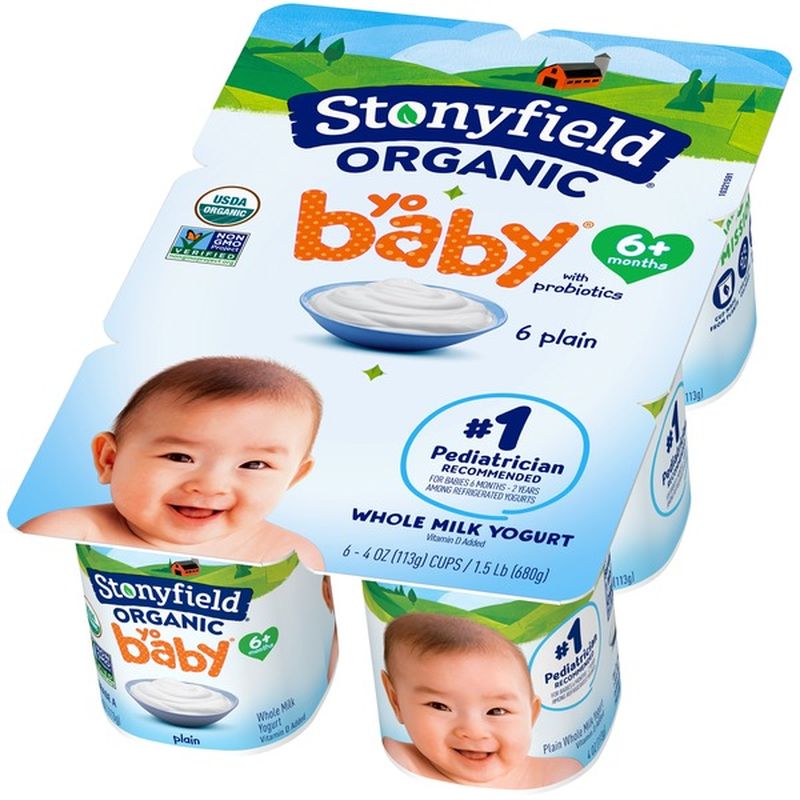 Whole milk yogurt for babies