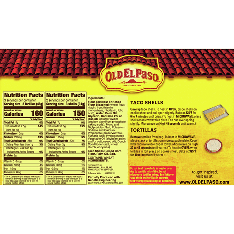 Old El Paso Dinner Kit, Hard & Soft