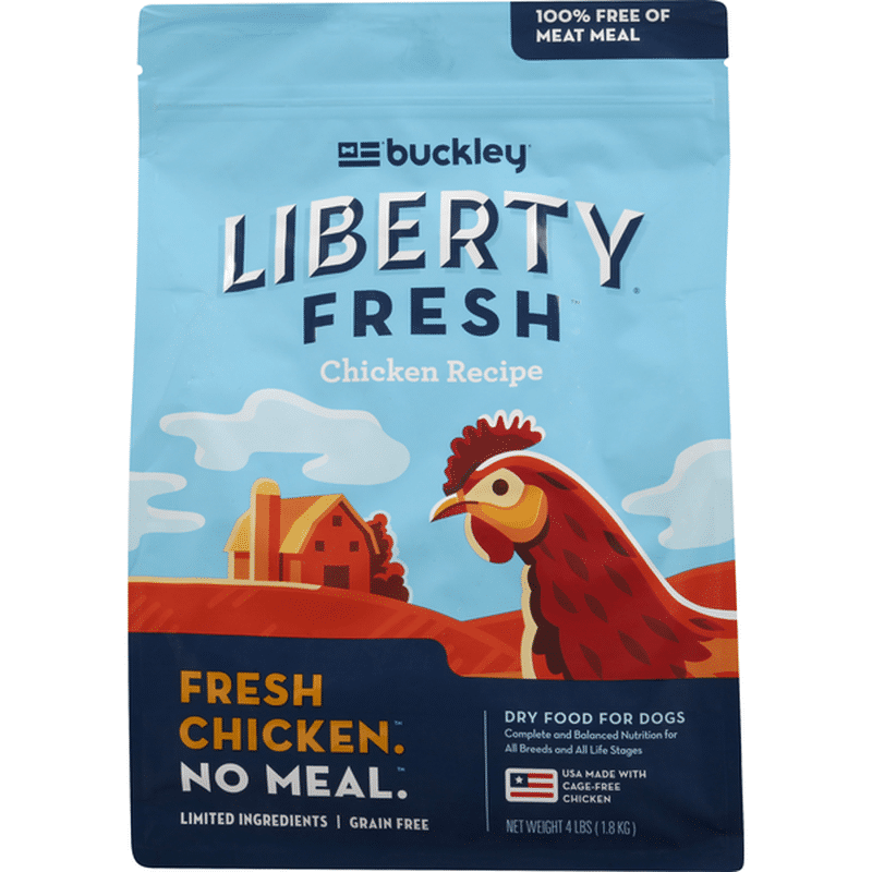 buckley liberty fresh dog food