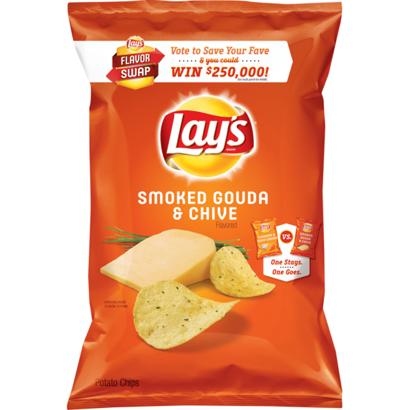 Lay'S Lays Smoked Gouda & Chive Swap Potato Chips (7.75 oz) Instacart