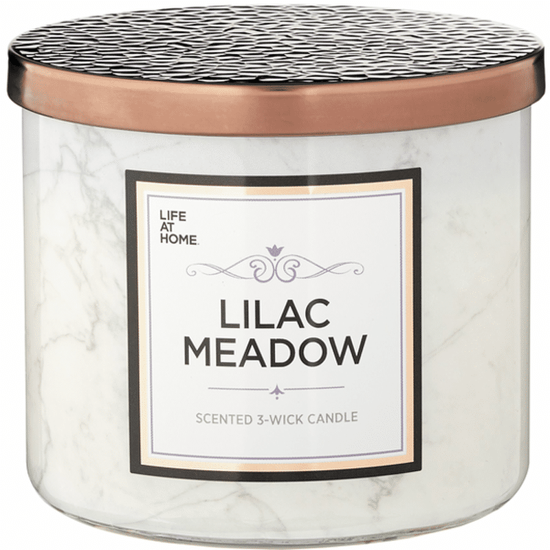 Life At Home Lilac Meadow Wick Candle (each) Instacart