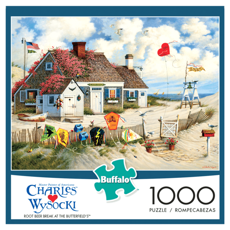 Buffalo Games Charles Wysocki Confection Street 1000 Piece Jigsaw