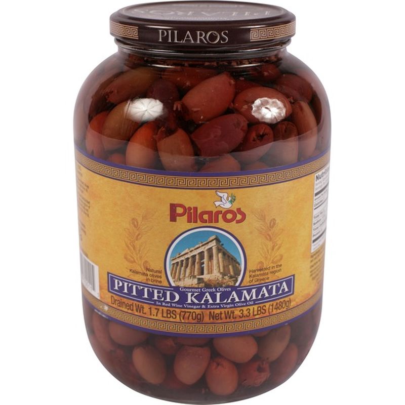 Pilaros Pitted Kalamata Gourmet Greek Olives (52.8 oz) from Costco