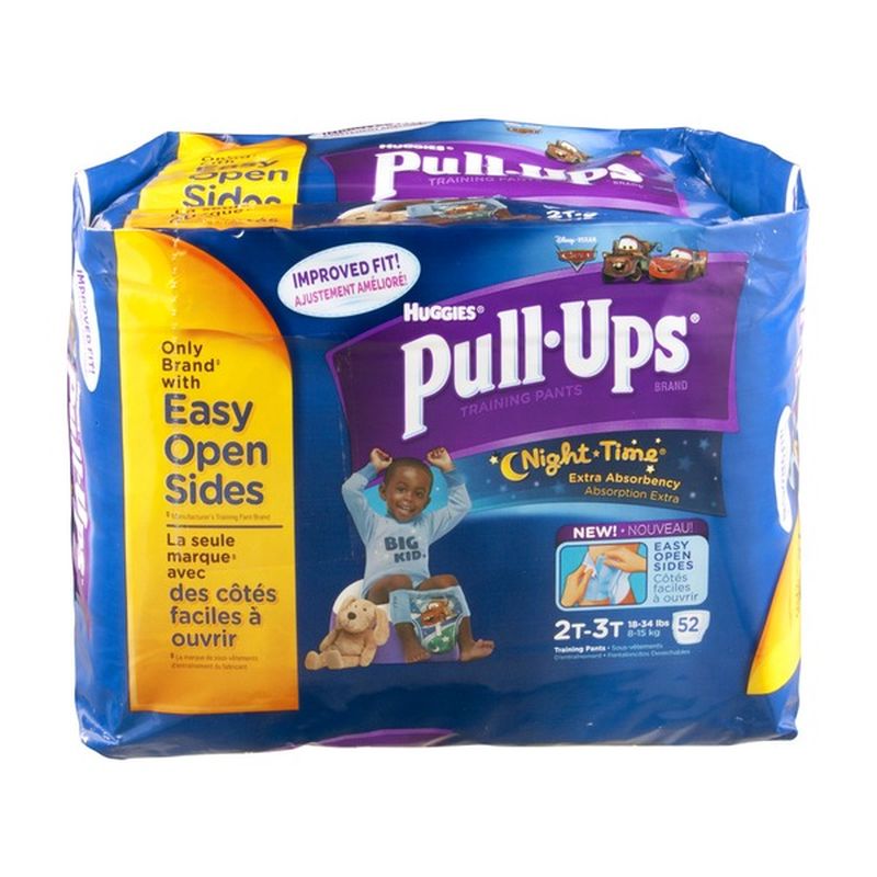 Huggies Pull Ups Training Pants Night Time 2t 3t 18 34 Lbs 52 Ct 52 Ct Instacart 0509