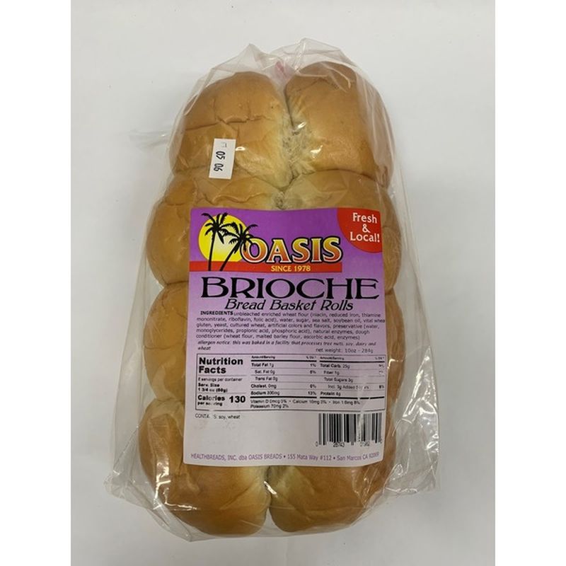 Oasis Bread Brioche Rolls