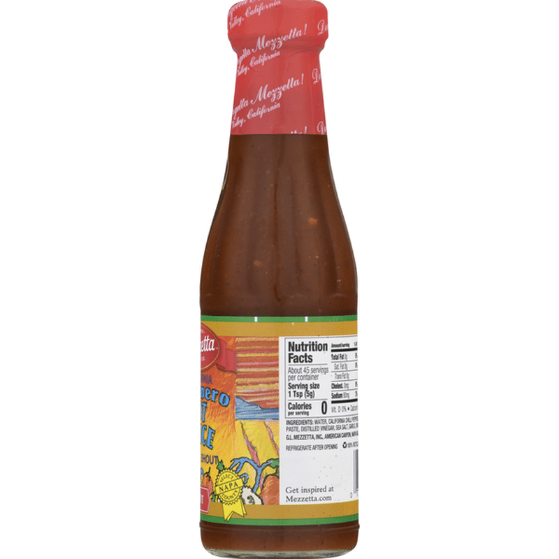 Mezzetta Hot Sauce, California, Habanero (7.5 oz) - Instacart