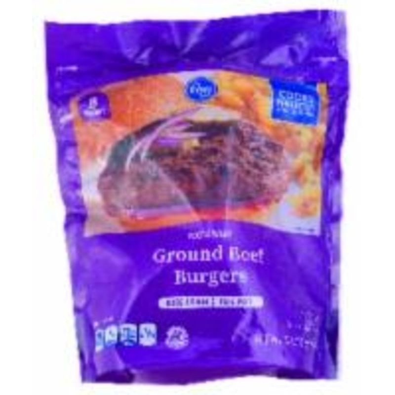 Kroger 85 Lean 15 Fat Ground Beef Patties (2 lb) Instacart
