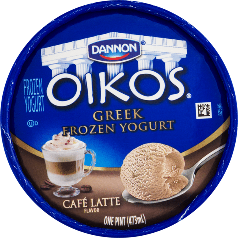 Dannon Oikos Greek Frozen Yogurt Cafe Latte Flavor (1 pt) Instacart