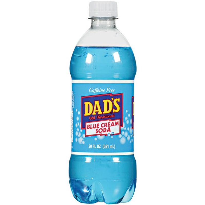 Dad's Blue Cream Blue Cream Soda (20 oz) Instacart