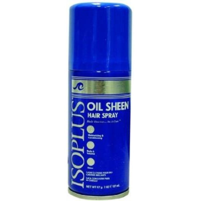 Isoplus Oil Sheen Protective Hair Spray Dramatic Shine (82 ...