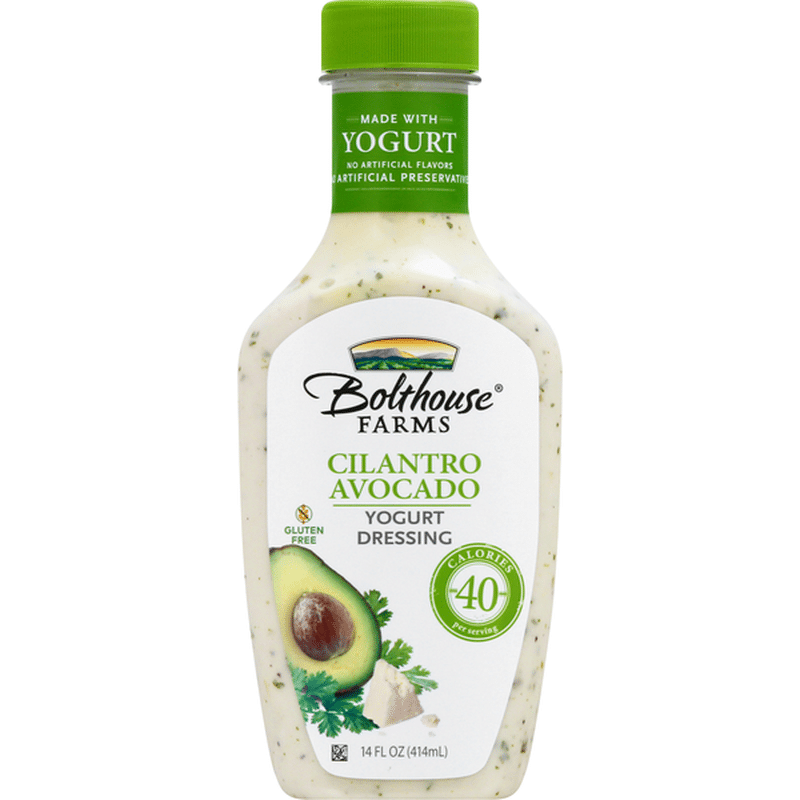 Bolthouse Farms Yogurt Dressing, Cilantro Avocado (14 fl oz) from ...