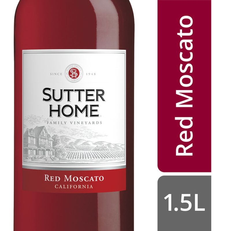 Sutter Home Red Moscato Red Wine (1.5 L) Instacart