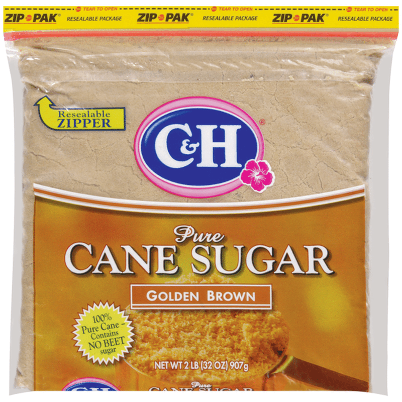 C&h Pure Cane Sugar Golden Brown Sugar (2 lb) Delivery or Pickup Near ...