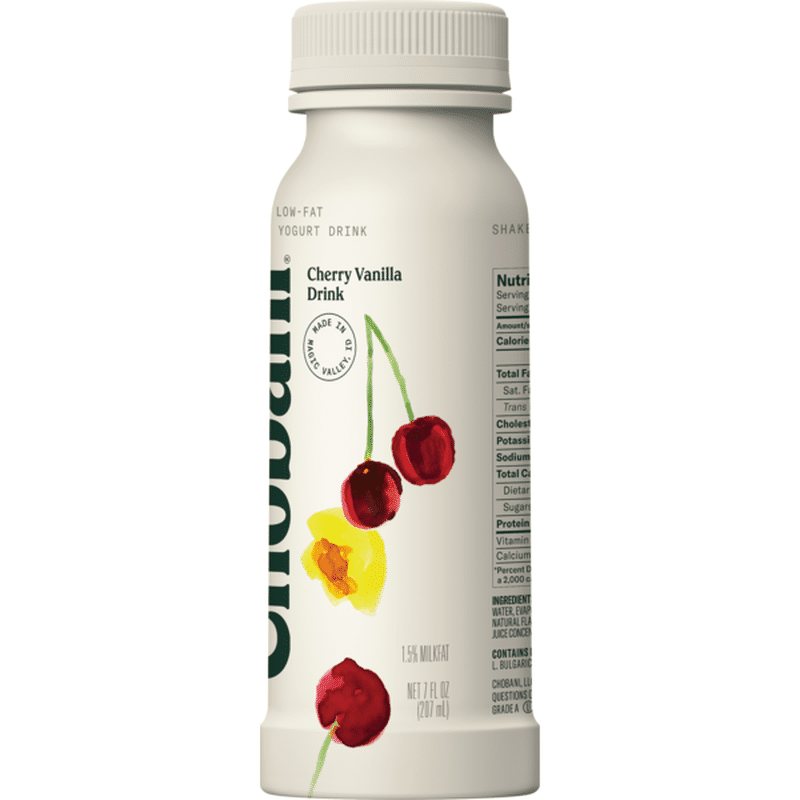 Chobani Greek Yogurt Drink with Cherry Vanilla (7 fl oz) from Publix