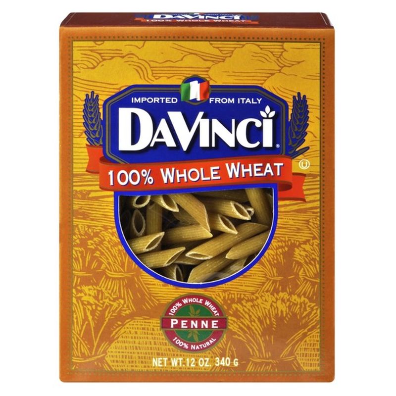DaVinci 100 Whole Wheat Penne Pasta (12 oz) Instacart