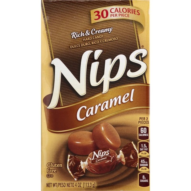 Nips Hard Candy, Rich & Creamy, Caramel (4 oz) Instacart