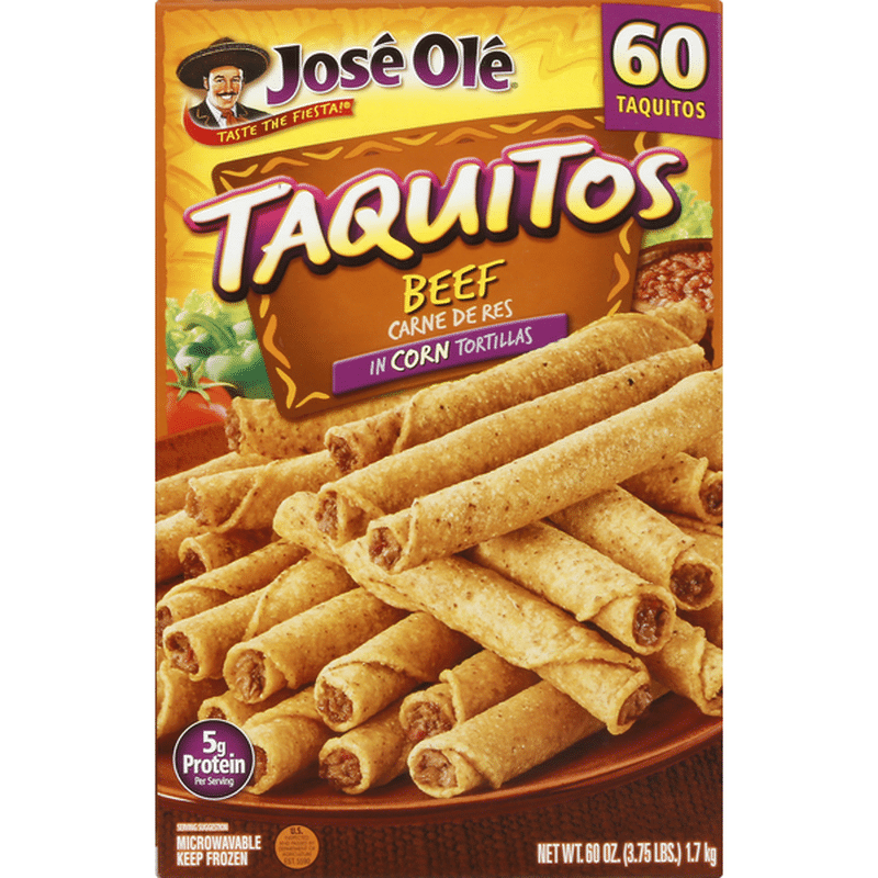 Jose Ole Taquitos In Corn Tortillas Beef (60 oz) Instacart