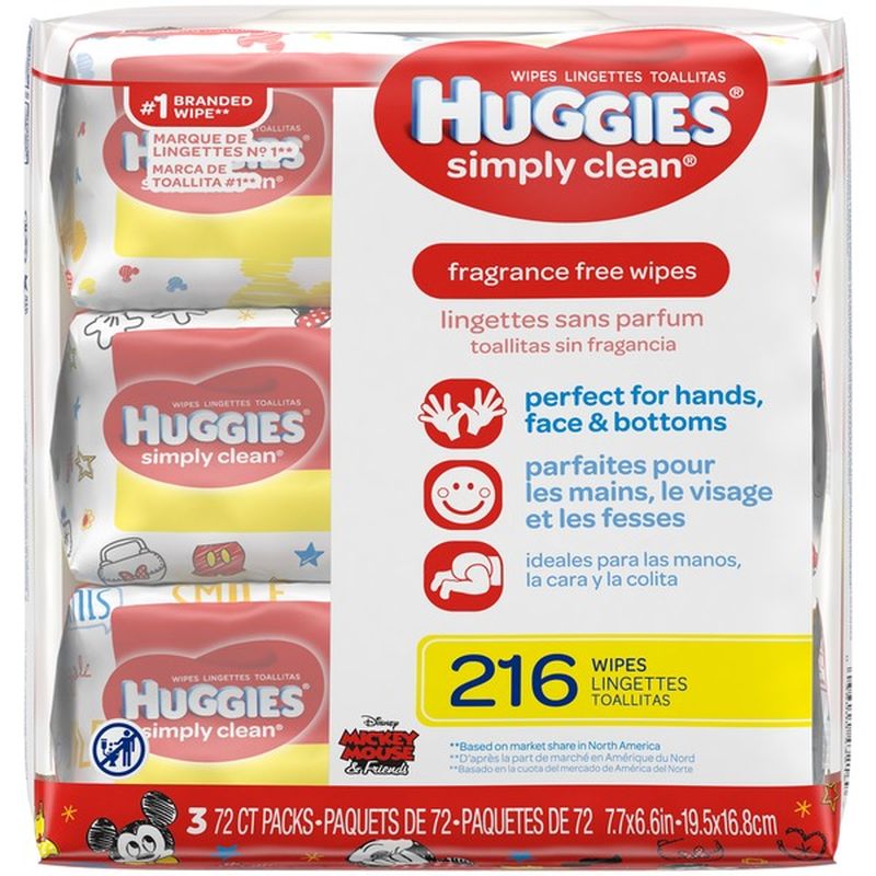 huggies fragrance free