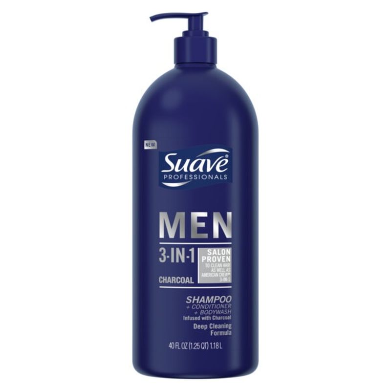 Suave 3 In 1 Shampoo Conditioner Bodywash Charcoal (40 oz) Instacart