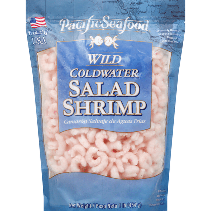 Pacific Seafood Salad Shrimp, Coldwater, Wild (1 Lb) - Instacart