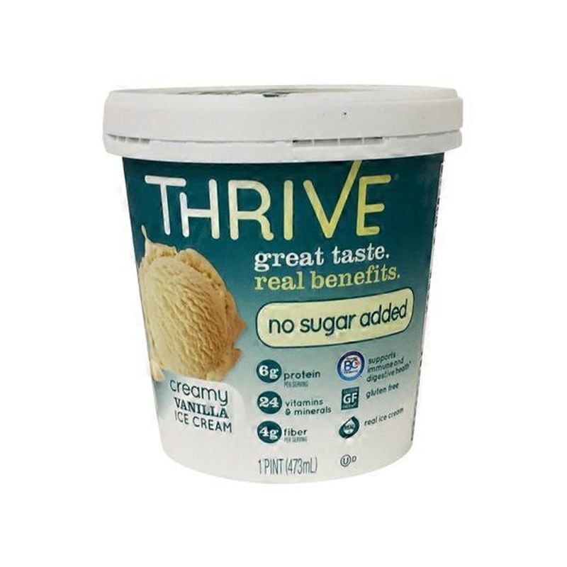 Thrive Real Ice Cream Creamy Vanilla (1 pt) Instacart