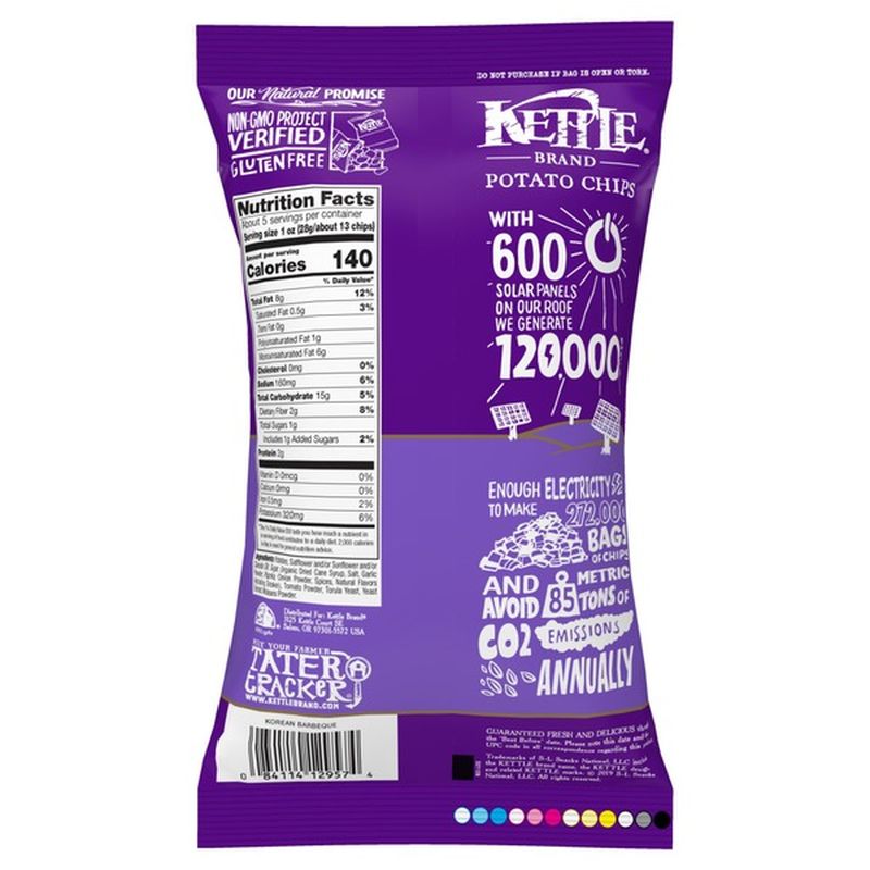 Kettle Brand® Korean Barbeque Potato Chips (5 oz) Instacart