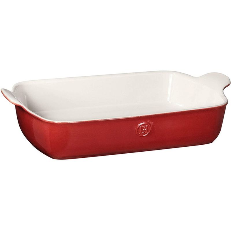 Emile Henry 13" x 9" Red Ceramic Rectangular Baking Dish