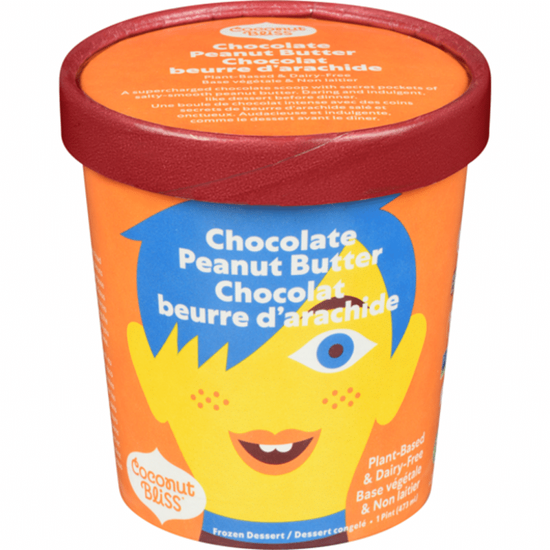 Coconut Bliss Chocolate Peanut Butter Organic Frozen Dessert