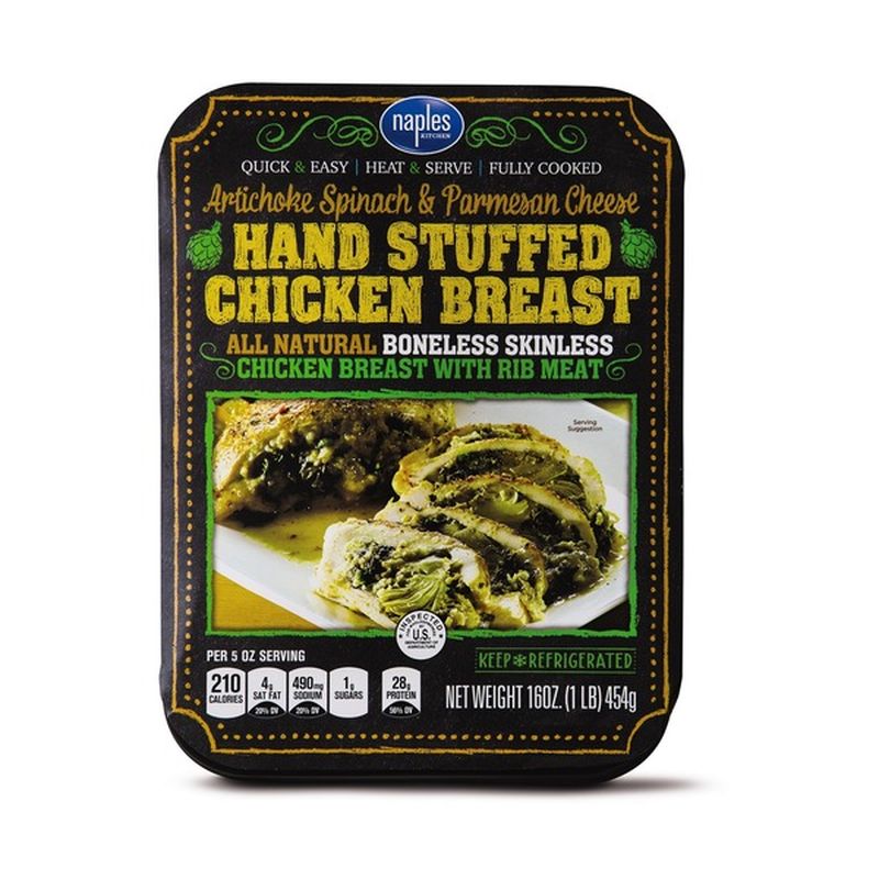 Park Street Deli Artichoke Stuffed Chicken Boneless Skinless Chicken