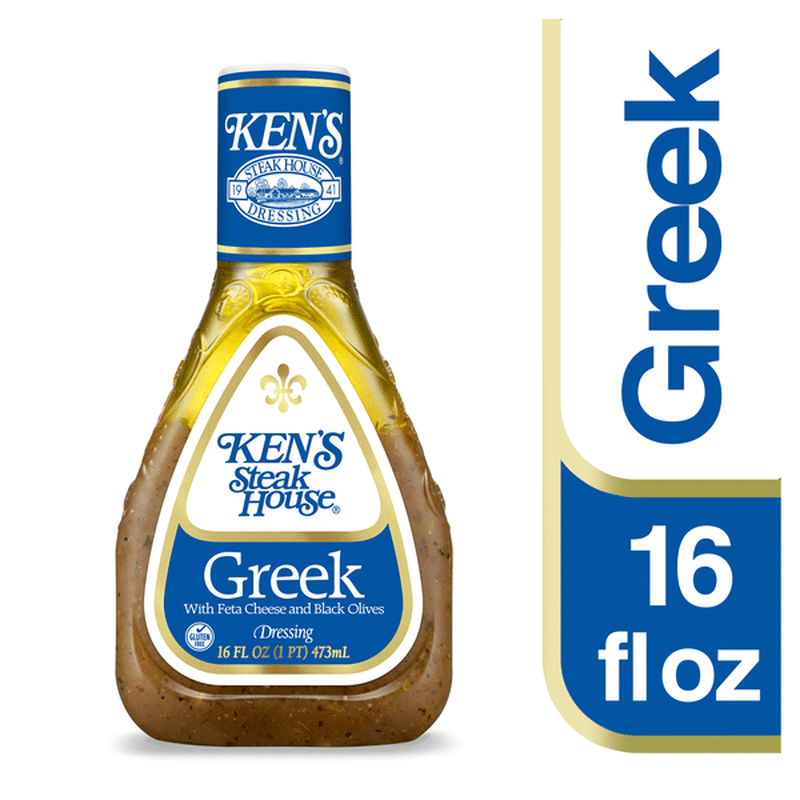 Ken's Steak House Dressing, Greek (16 fl oz) Instacart