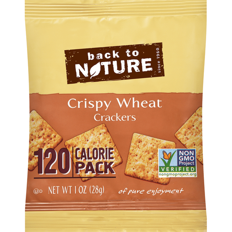 Back To Nature Crackers Crispy Wheat 1 Oz Instacart