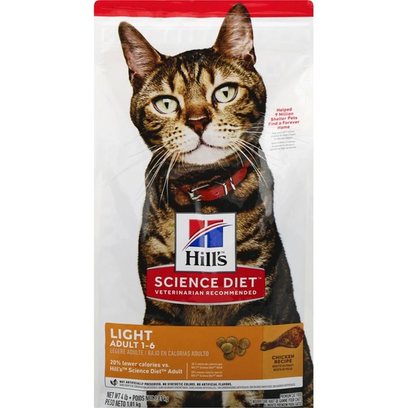 science diet cat food calories