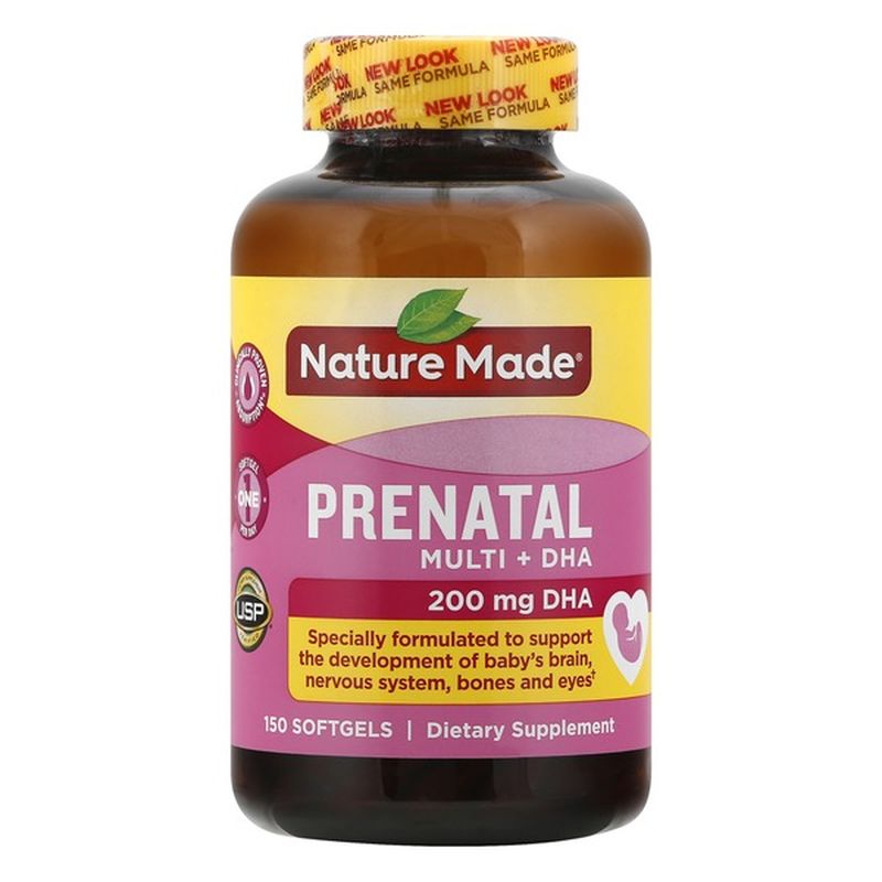 Nature Made Prenatal + DHA Softgels (150 ct) from BJ's Wholesale Club ...