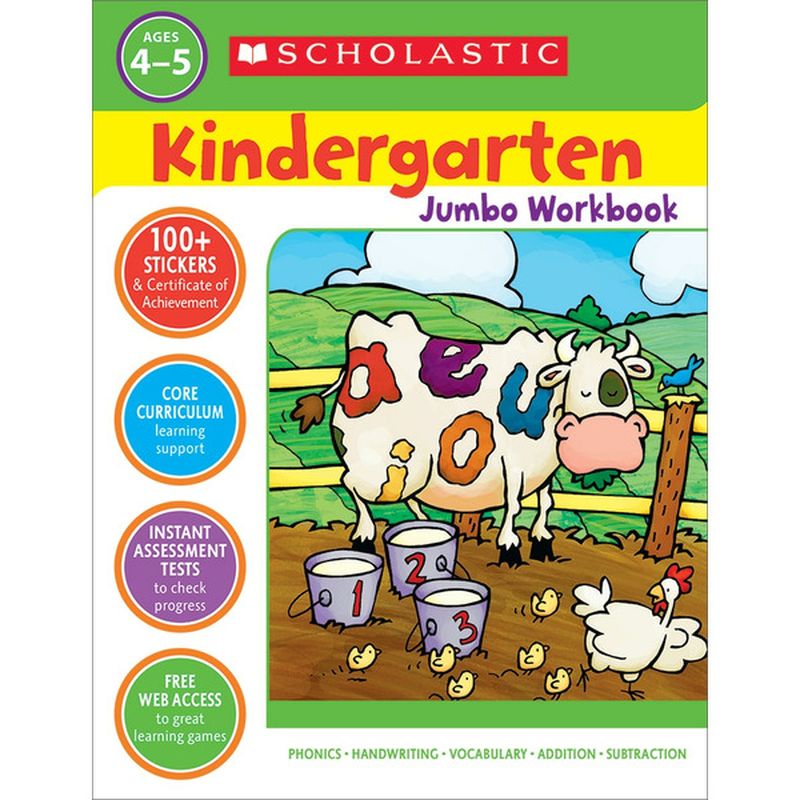 Scholastic Kindergarten Jumbo Workbook