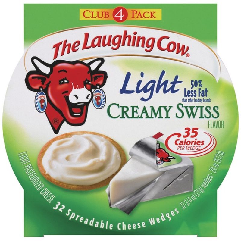 The Laughing Cow Creamy Light Swiss Cheese Spread 24 Oz Instacart