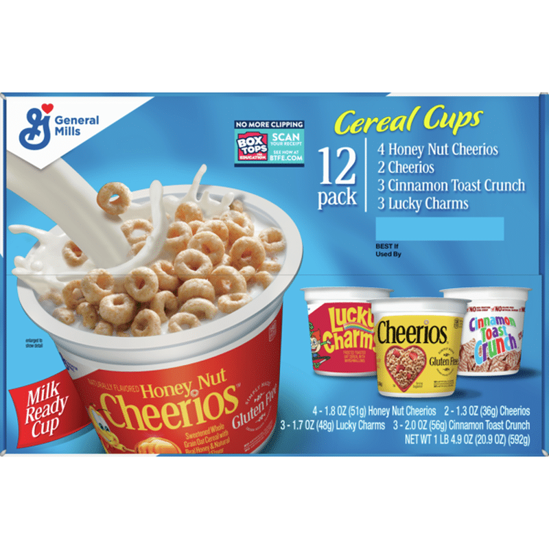 Cheerios Cereal Cups Variety Pack (20.9 oz) Instacart