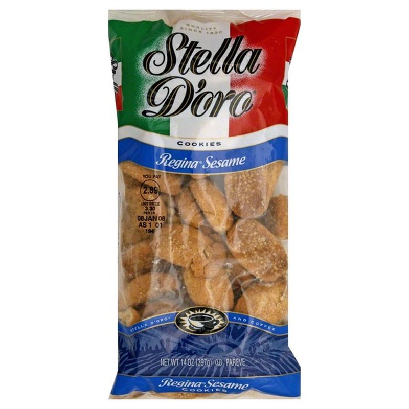 Stella D'oro Cookies, Regina Sesame (14 oz) Instacart