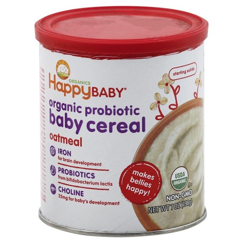 happy baby organic baby cereal