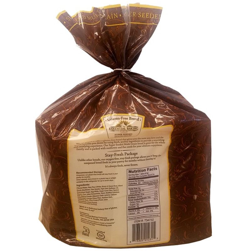 Essential Baking Co. Gluten Free Bread (34.6 oz) from Costco Instacart
