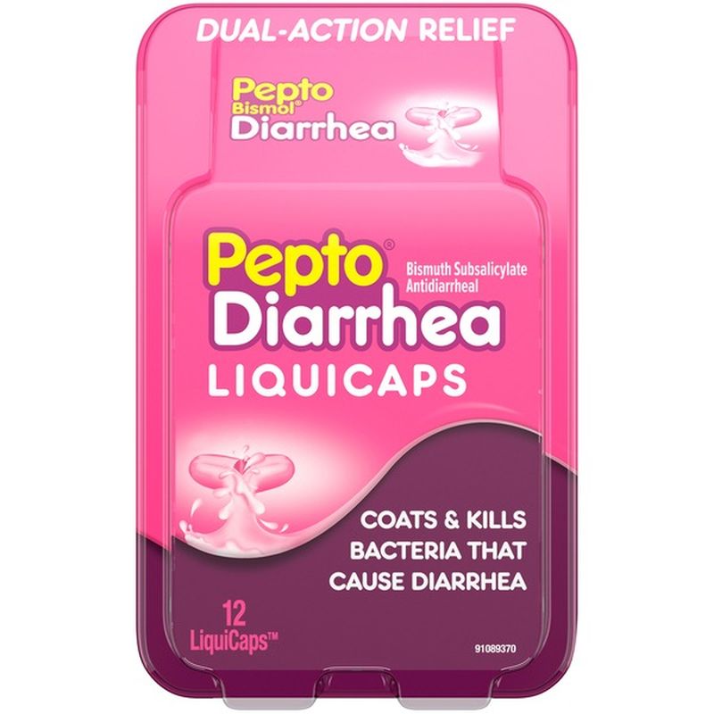 Pepto Bismol Liquicaps Anti Medicine For 12 Ct Instacart