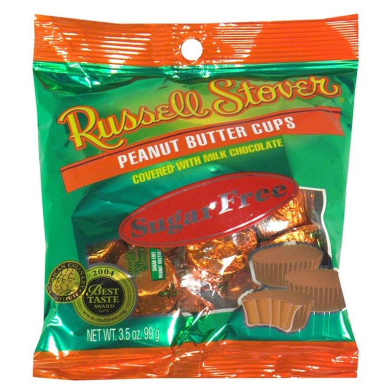 Russell Stover Chocolate Candy, Sugar Free, Peanut Butter (3 oz