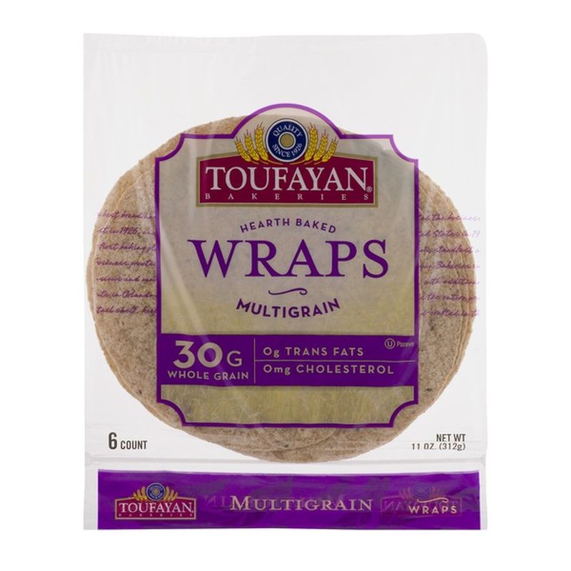 Toufayan Bakeries Wraps Multigrain 6 CT (11 oz) Instacart