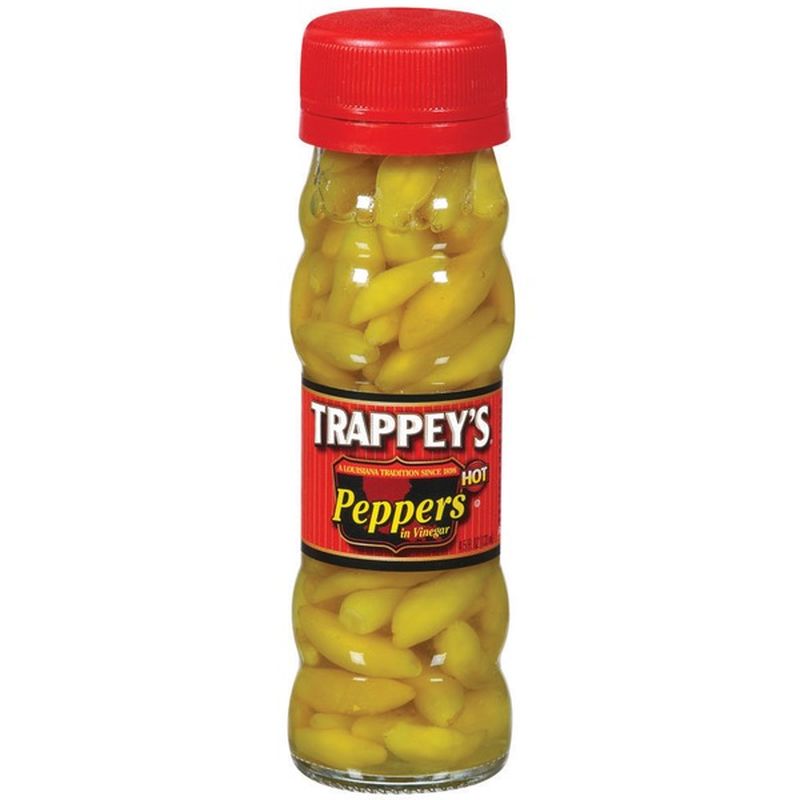 Trappey's Hot Peppers In Vinegar (4.5 fl oz) Instacart
