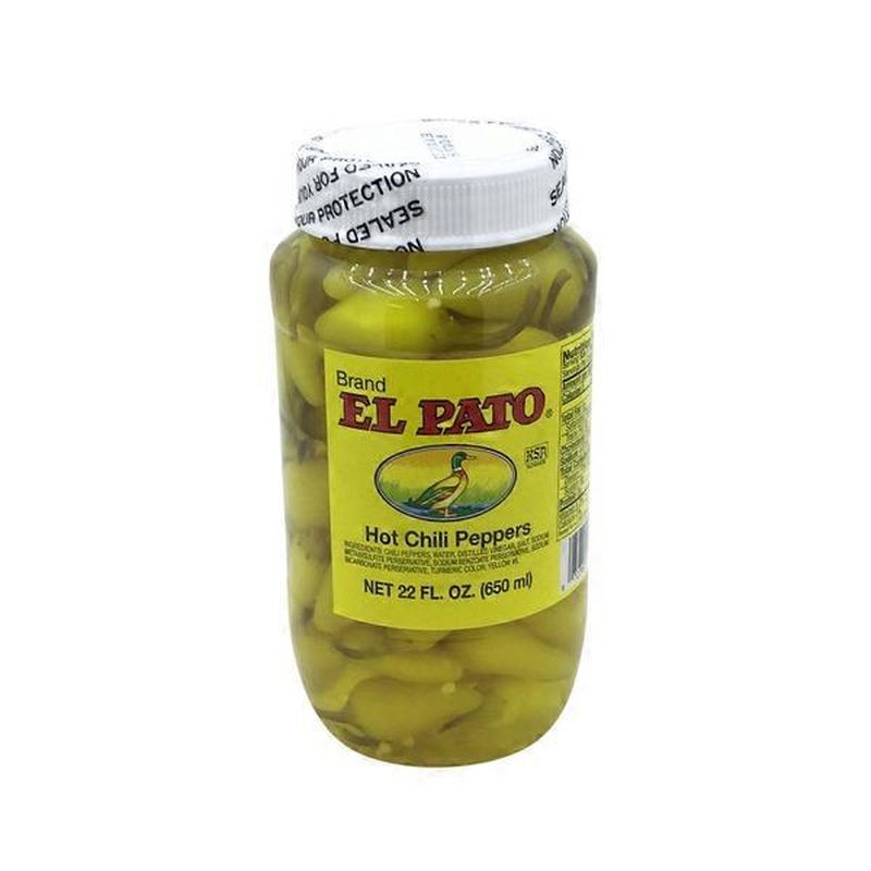 El Pato Hot Chile Peppers Jar (22 fl oz) from Stater Bros. Instacart