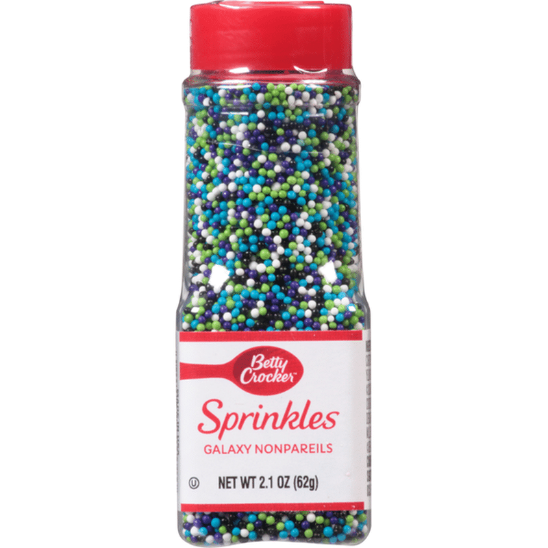 Betty Crocker Sprinkles, Galaxy Nonpareils (2.1 oz) Delivery or Pickup
